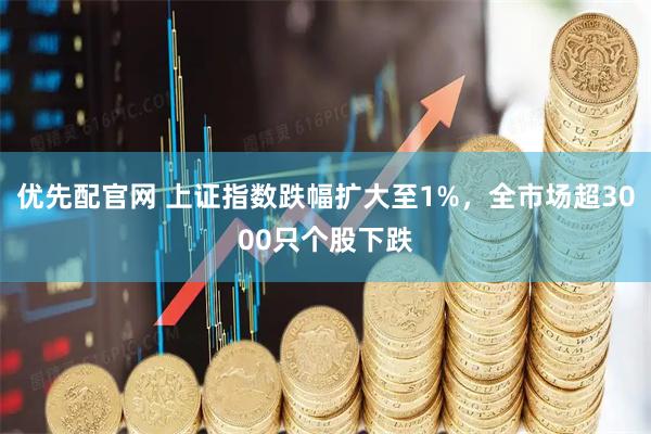 优先配官网 上证指数跌幅扩大至1%，全市场超3000只个股下跌